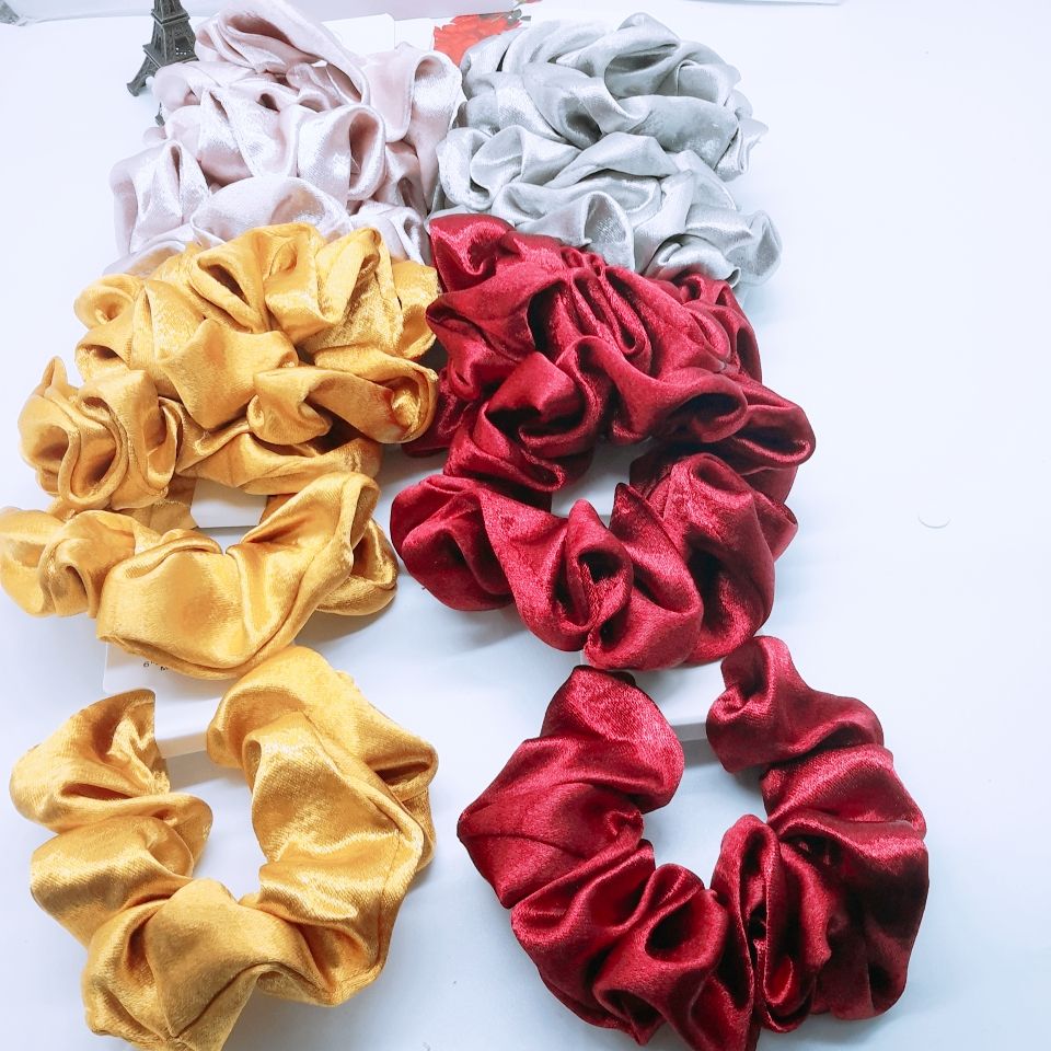 The new big circle iu the same big circle i South Korean simple ball hair rope headwear network red ins ponytail tie head rope full figure