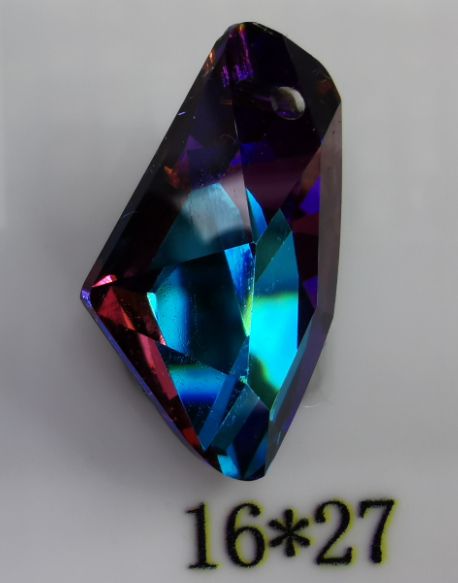 K9异形水晶16*27吊坠韩版17号门5545档网红爆款简约风