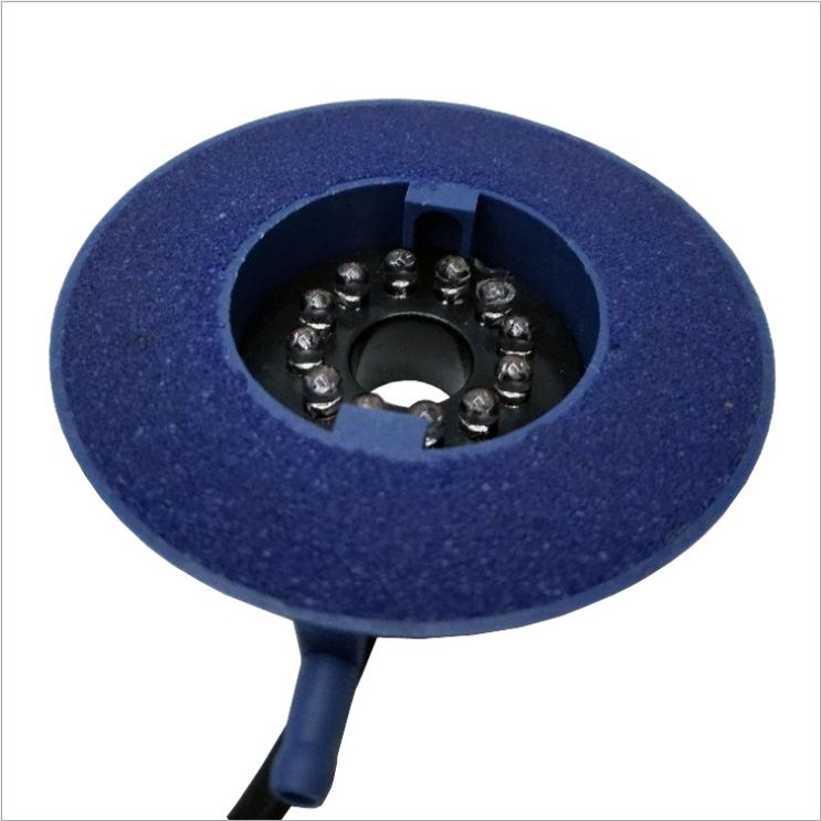 Aquarium LED seven-color bubble stone oxygen-increasing bubble light aquarium air stone with light bubble fish tank stone landscape stone Item Picture