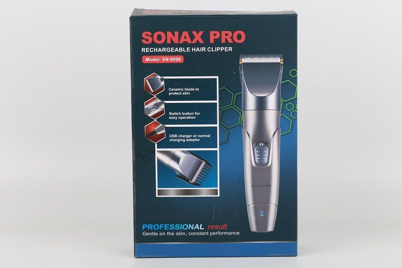 SONAX PRO-8098电动理发器成人儿童推剪家用自助USB静音剃头刀详情图8