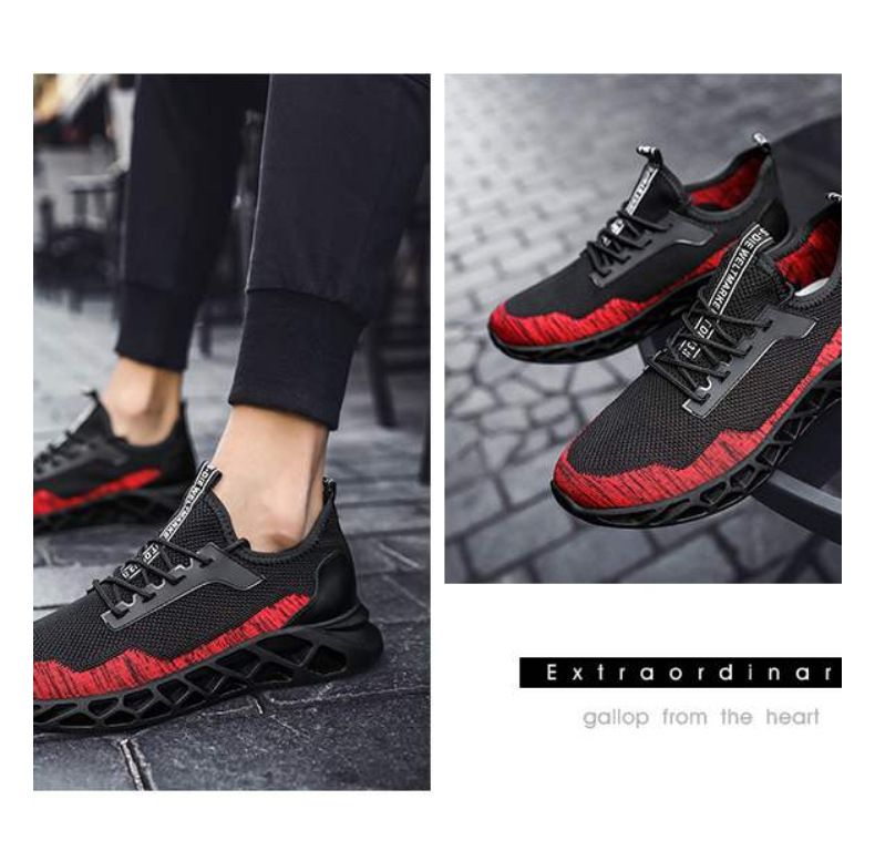 2020 Lightweight casual shoes, anti-slip, shock-absorbing, hollowed-out flying woven men's shoes, one-foot live-streaming sports shoes, best-selling running shoes detail image 9