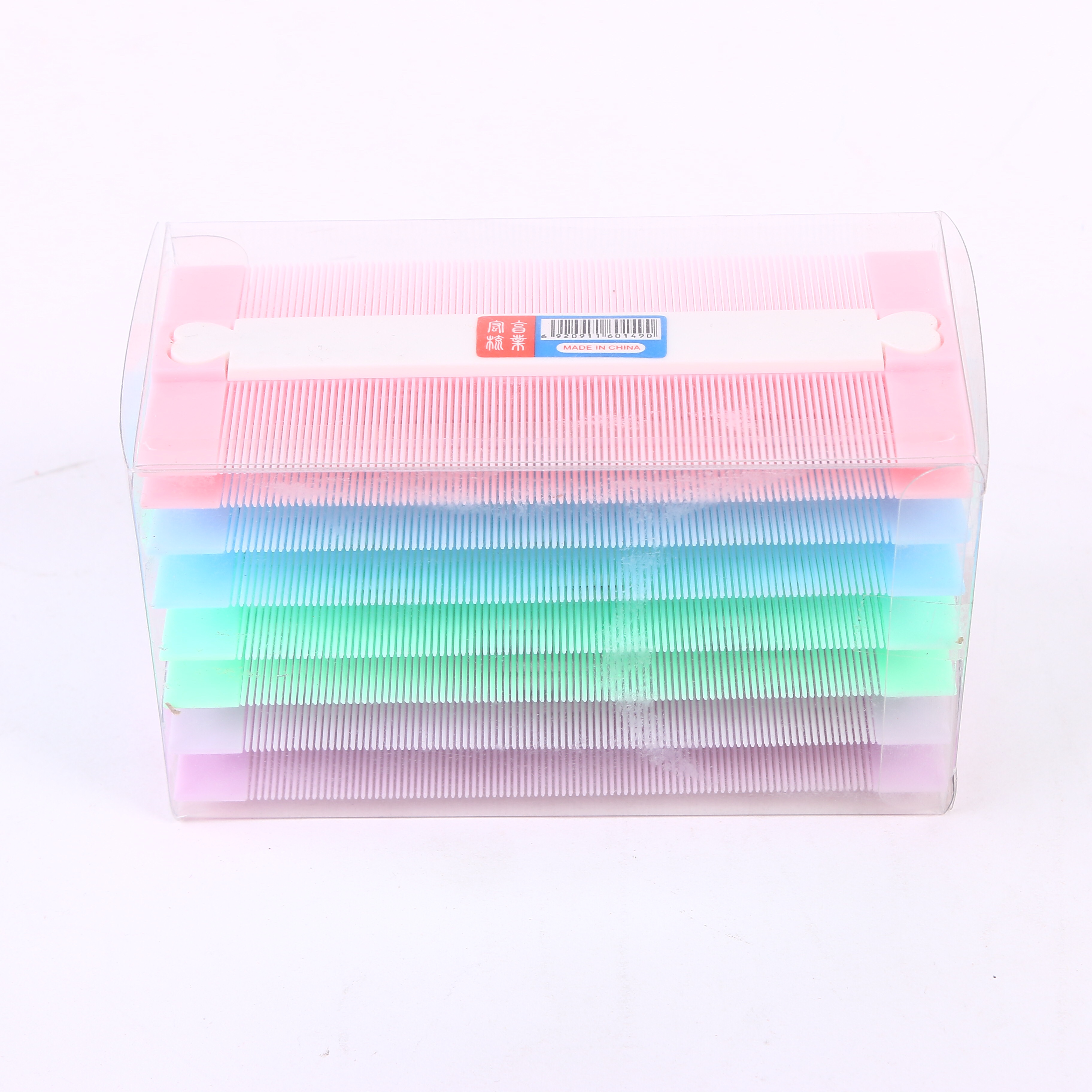 扁梳盒装混色产品图