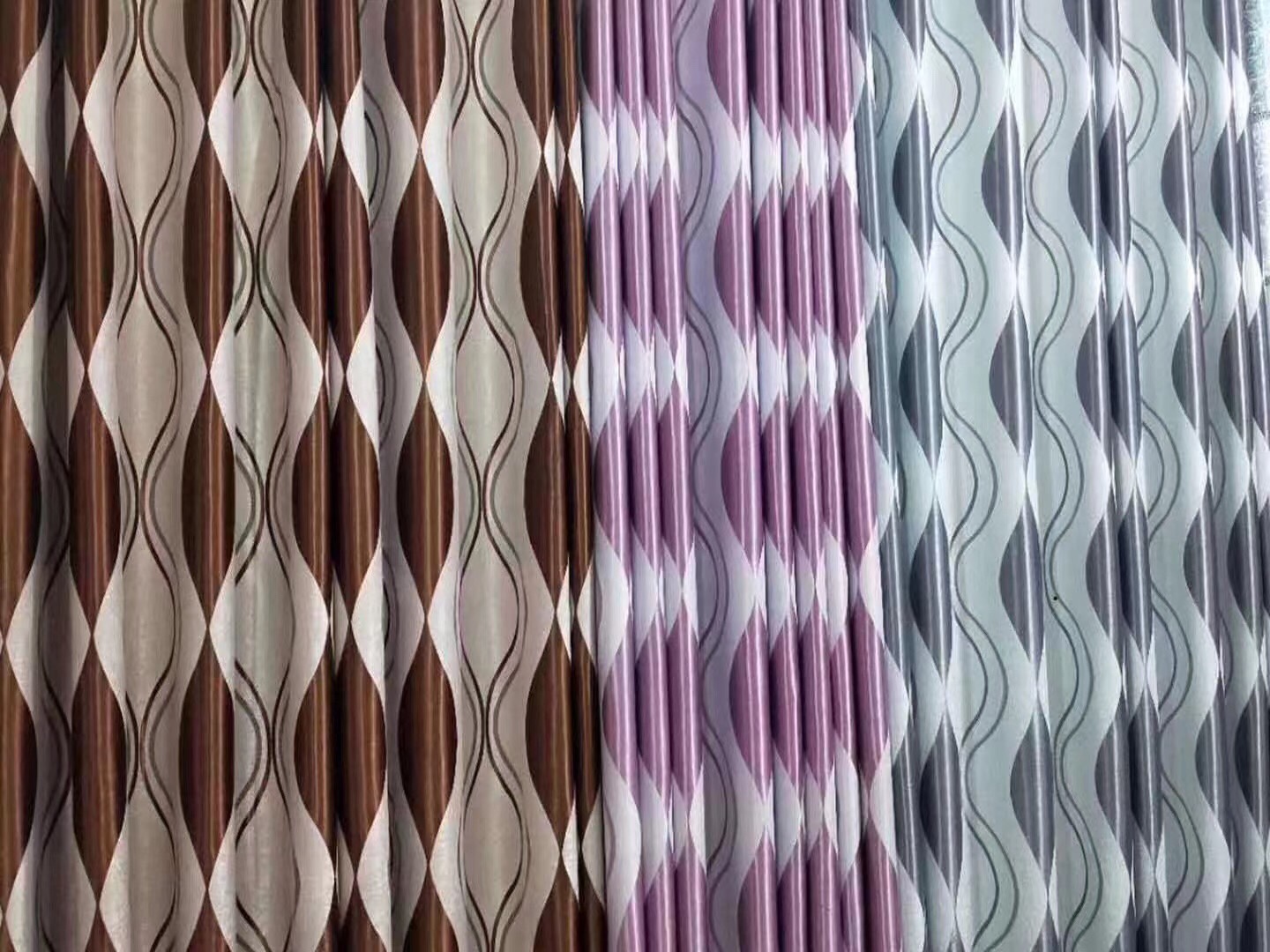 高档阳离子提花窗帘细节图