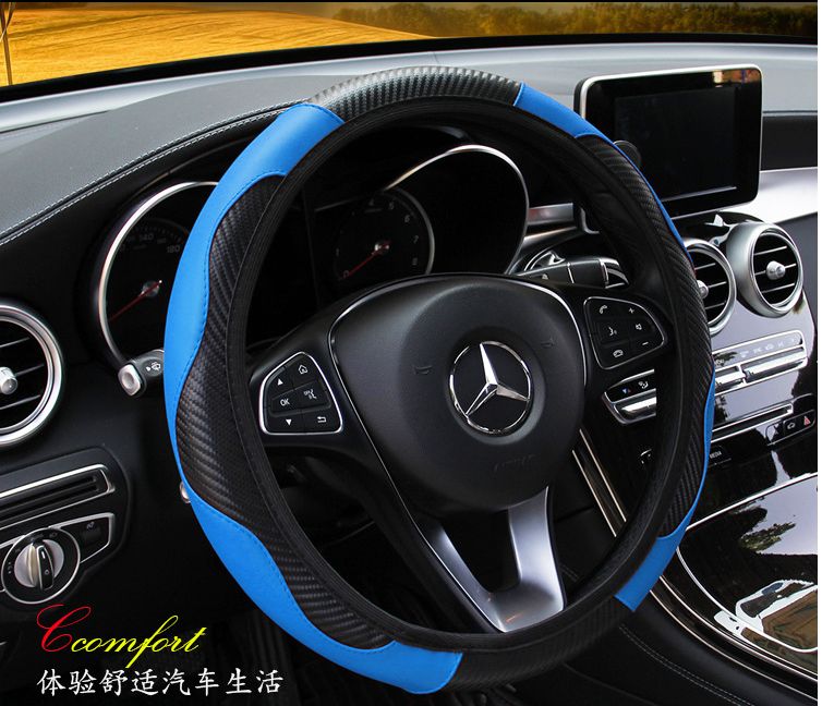 Carbon fiber steering wheel cover without inner ring tightness details Picture