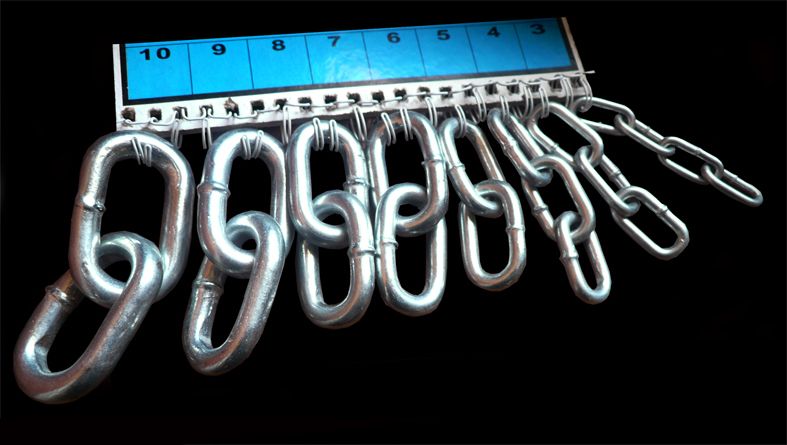 钢链环 环链条 自动焊接 机剪链条 起重链条详情图1