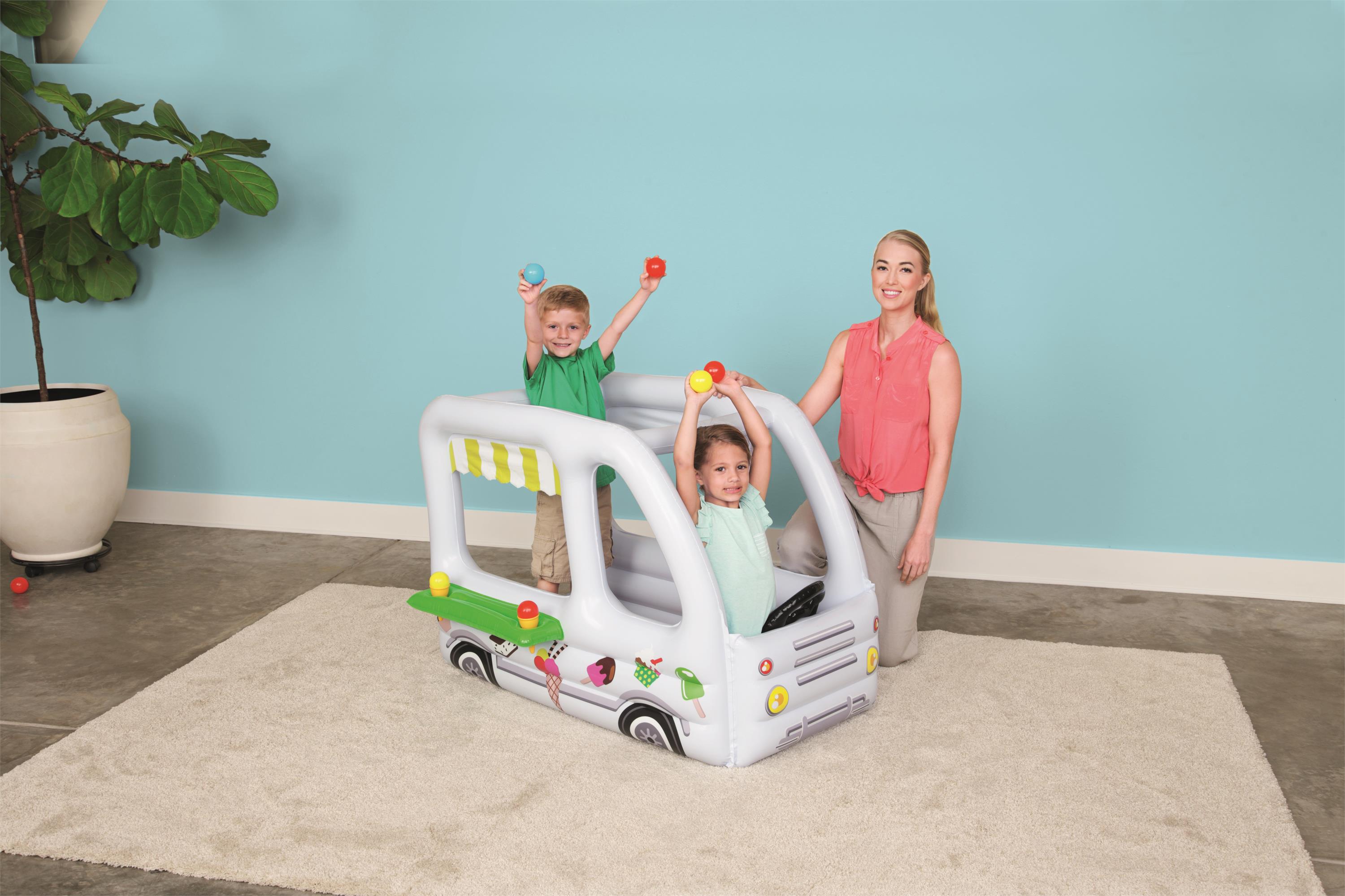 Up, In & Over™ 48"*33"*33"/1.22m*84cm*84cm 冰淇淋车球屋细节图