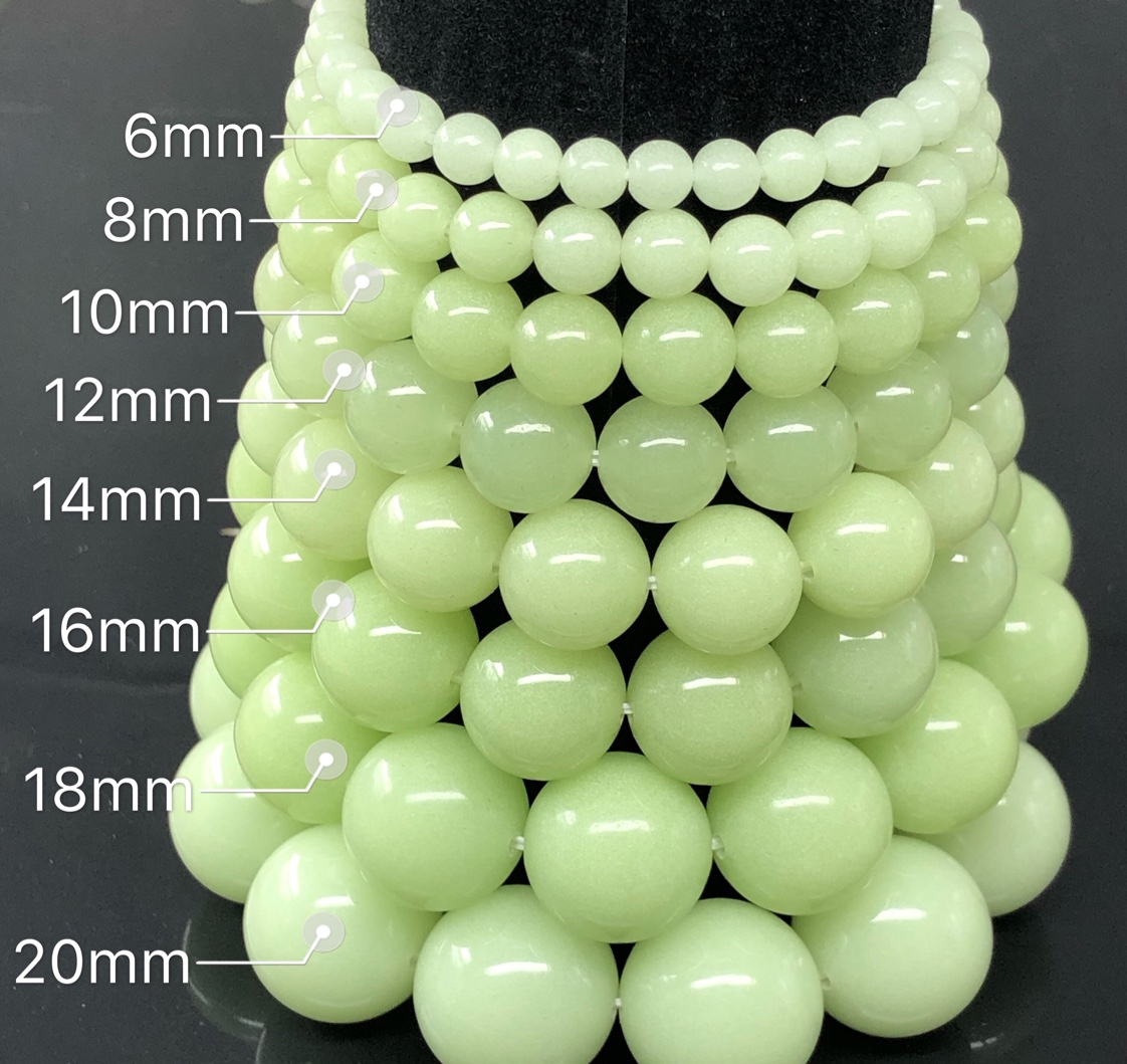 夜明珠手链女 网红夜光石发光手串萤石 发光饰品男女情侣首饰