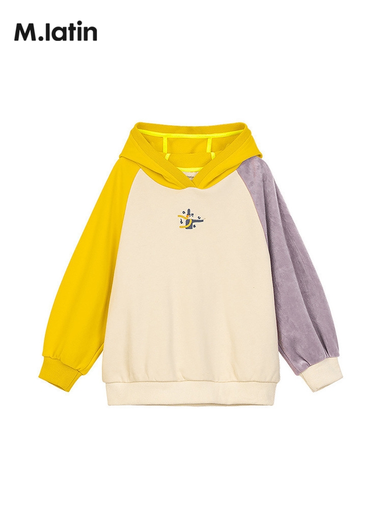 Mosaic color hoodie Korean version of the new hoodie thumbnail