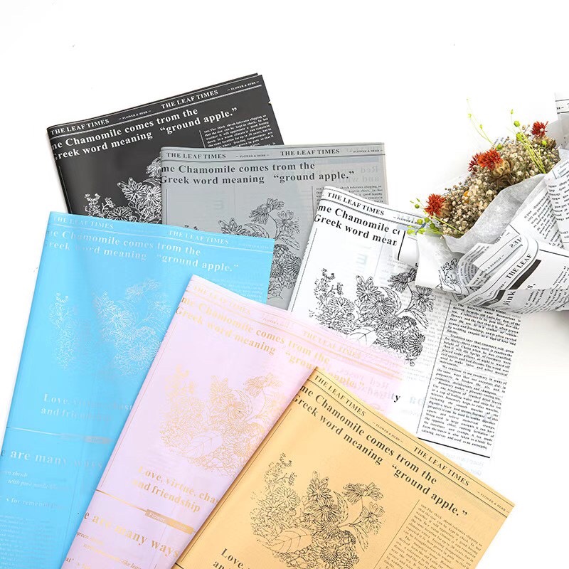 韩菲纸-植物草本🌳
Flower wrapping paper产品图