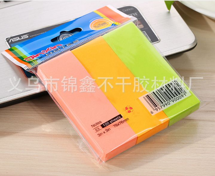 Jinxin fluorescent post-it note /sticky note/note pads/note book/message/index/note full figure