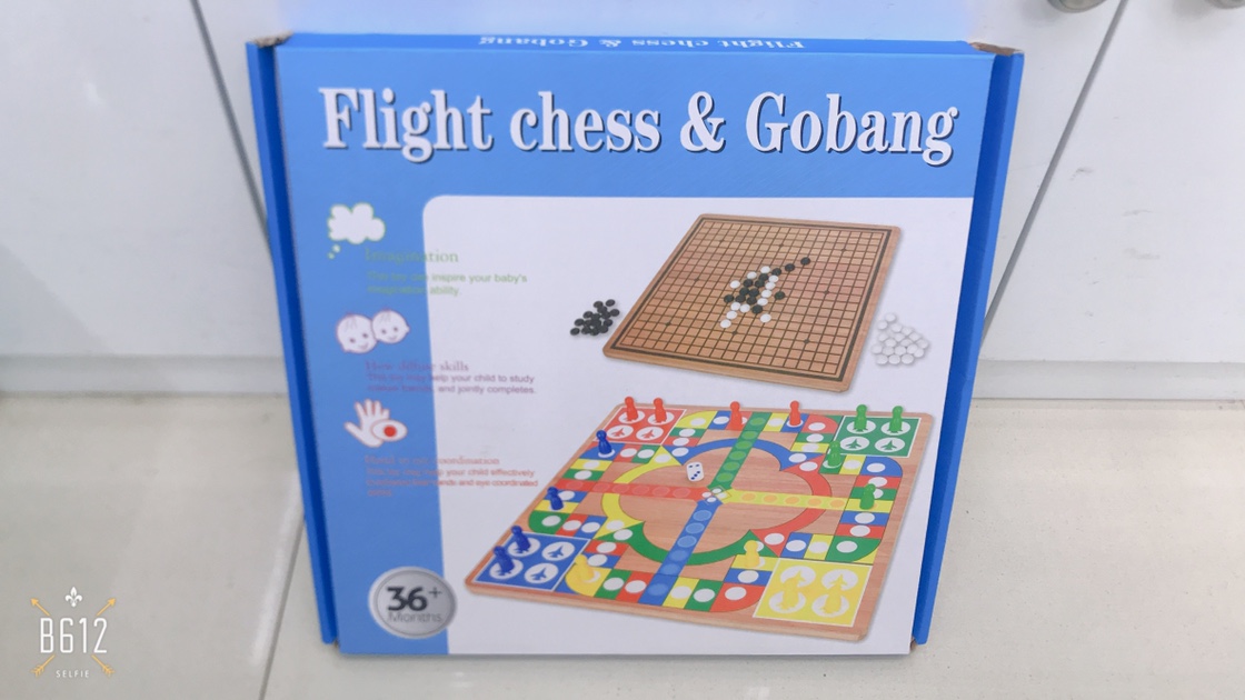 飞行棋儿童益智象棋多功能二合一桌面游戏棋盘棋类玩具小学生木质