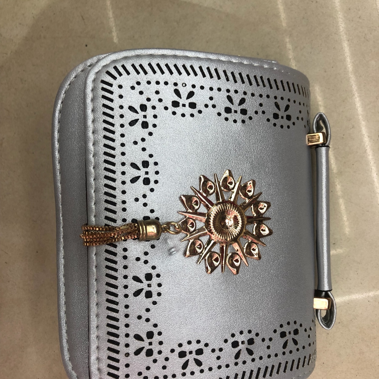 Flower tassel fashion crossbody bag thumbnail