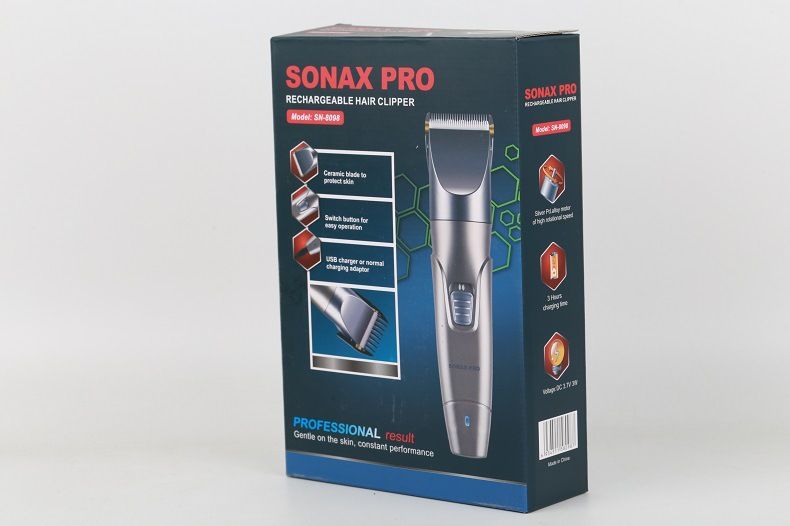 SONAX PRO-8098电动理发器成人儿童推剪家用自助USB静音剃头刀详情图9