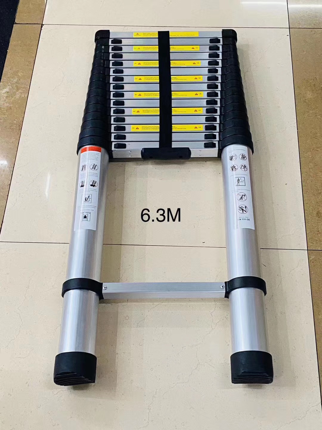 铝合金梯，竹节梯，伸缩梯，单梯，家用梯，梯子2.9m详情图10