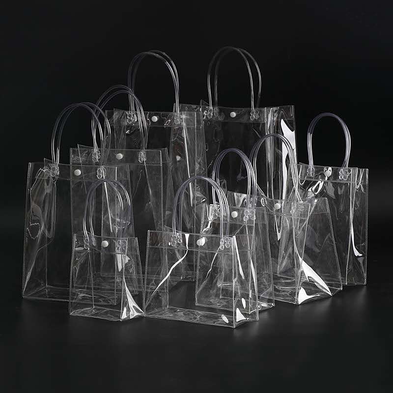 现货厂家直销PVC袋子透明PVC袋子PVC塑料袋子手提袋可定制详情10
