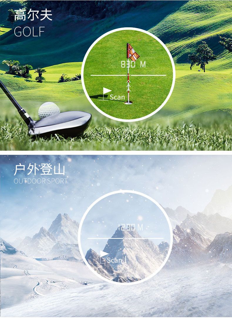 ZIYOUHU600米多功能测距仪测距测高测速测角旅游工程施工地质勘测详情图17