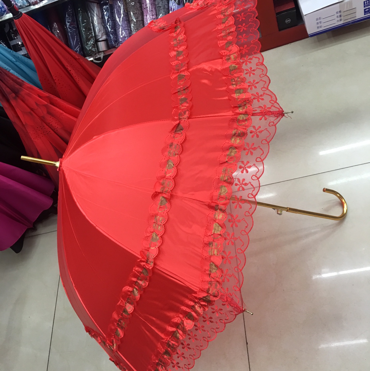 National Trend 58 cm 10k color aluminum alloy bridal umbrella