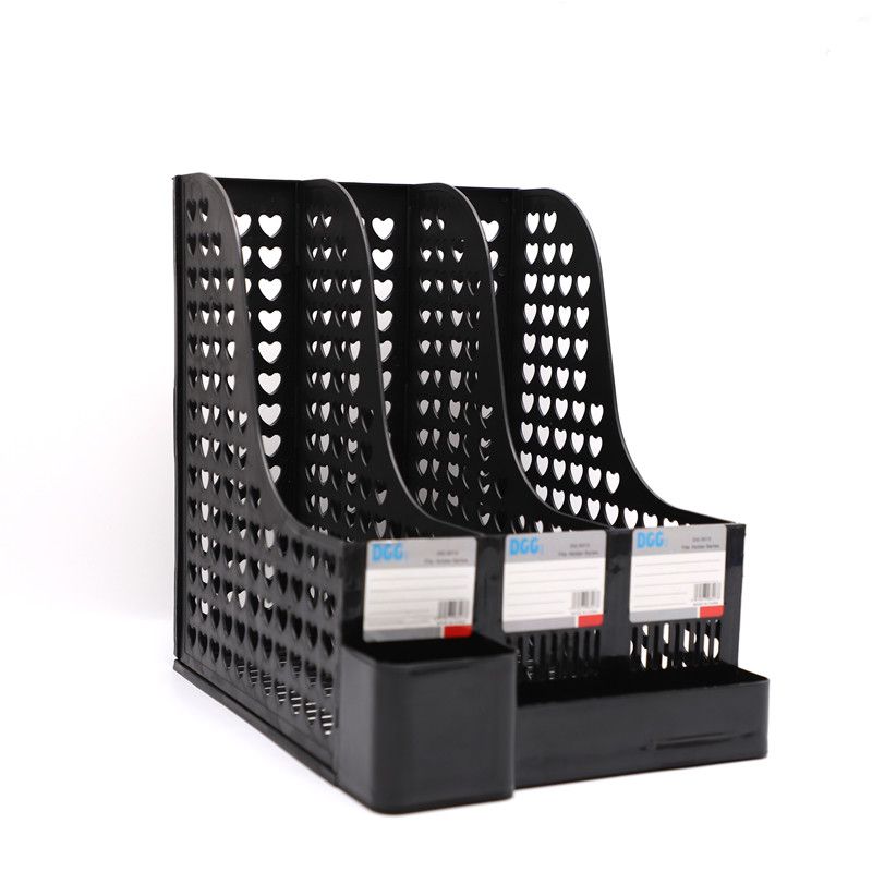 Storage box, vertical file rack, storage rack, file frame, document rack, office desktop storage rack, bookstand, 38