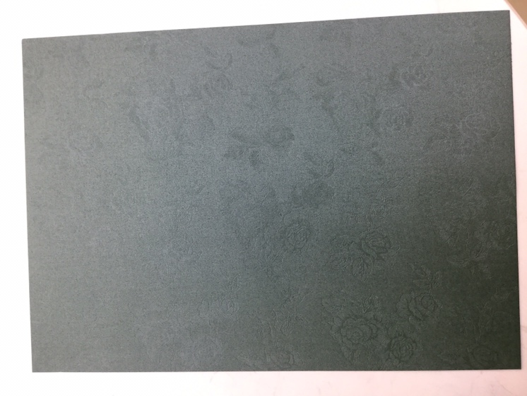 Silver-gray pearlescent cardstock