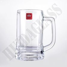 义乌好货惠达玻璃7.4*13.7CM高白玻璃啤酒杯