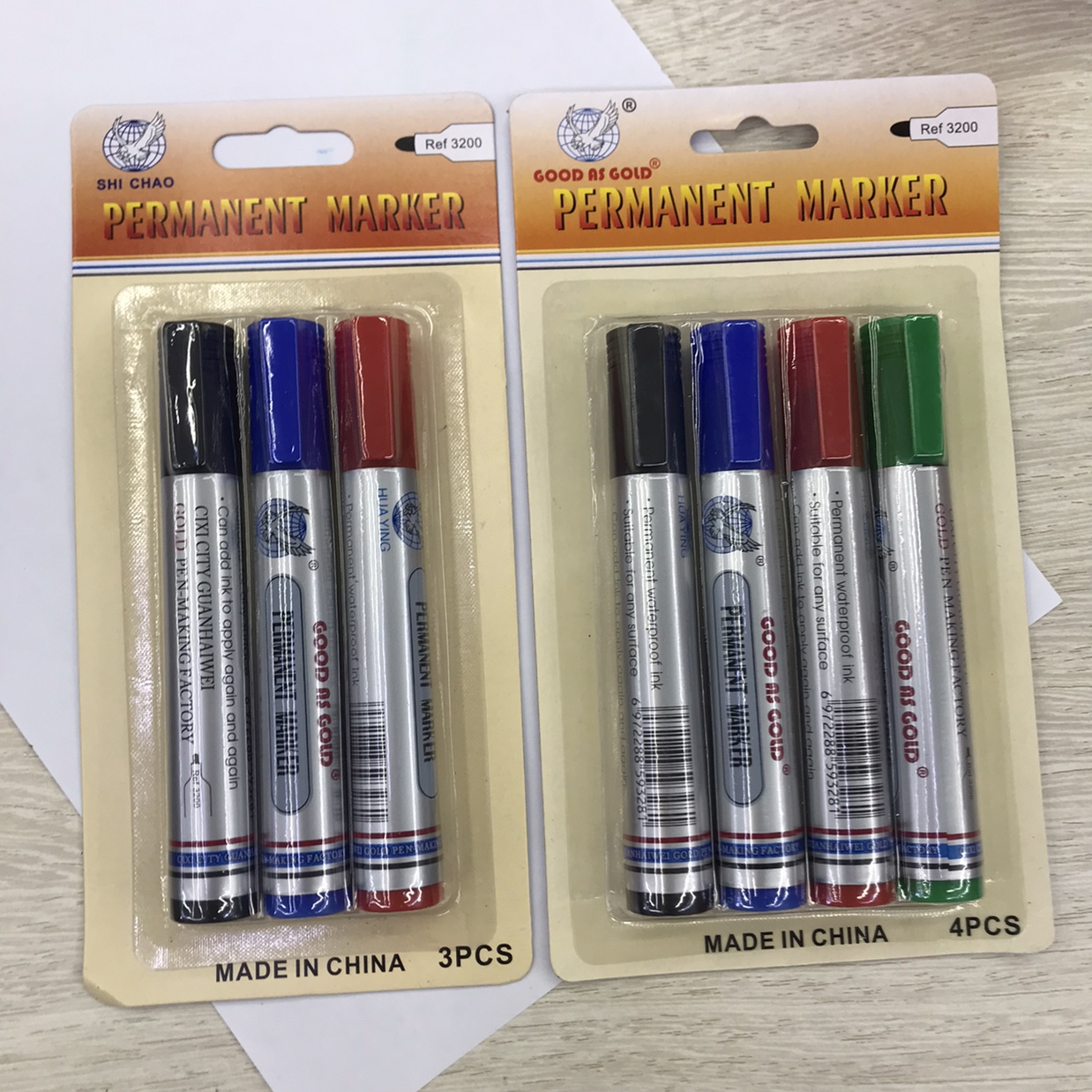 3200 marker GOOD AS GOLD 3 suction CARDS 4 suction CARDS