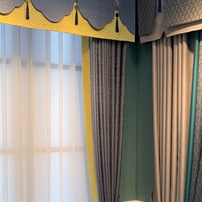 The charming new luxury curtains with a simple and modern style are suitable for living rooms and bedrooms Specification image