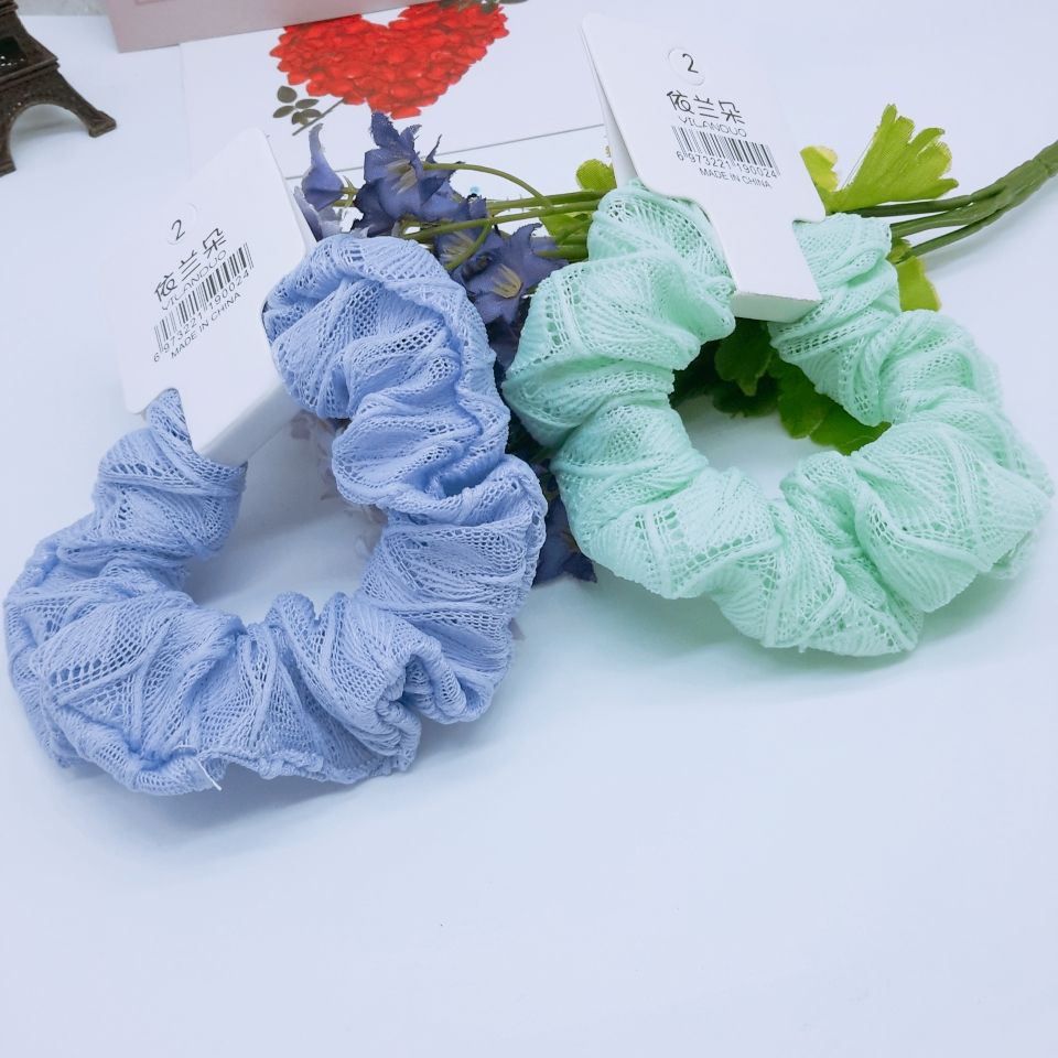New fashion knitted big hair circle new fashion scrunchie Korean hair accessories hair rope head rope female details Picture