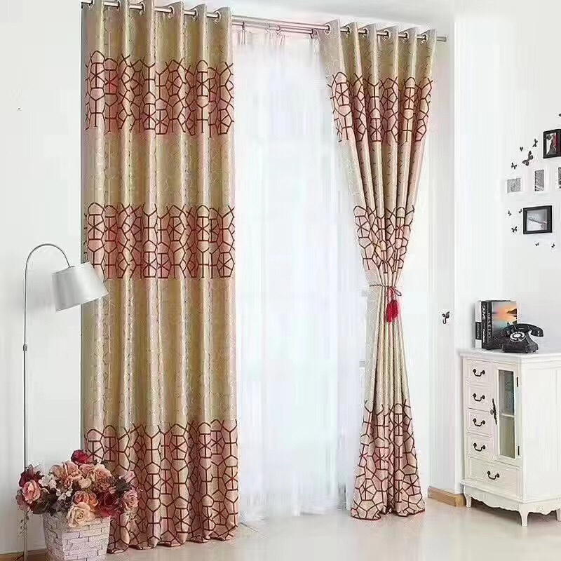 高档阳离子提花窗帘详情图6