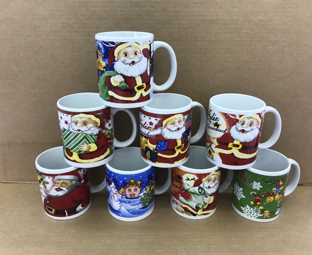 11oz taza de cerámica de navidad