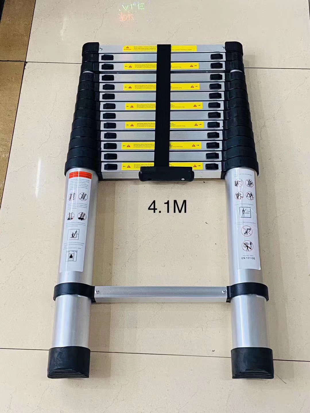 铝合金梯，竹节梯，伸缩梯，单梯，家用梯，梯子2.9m详情图7