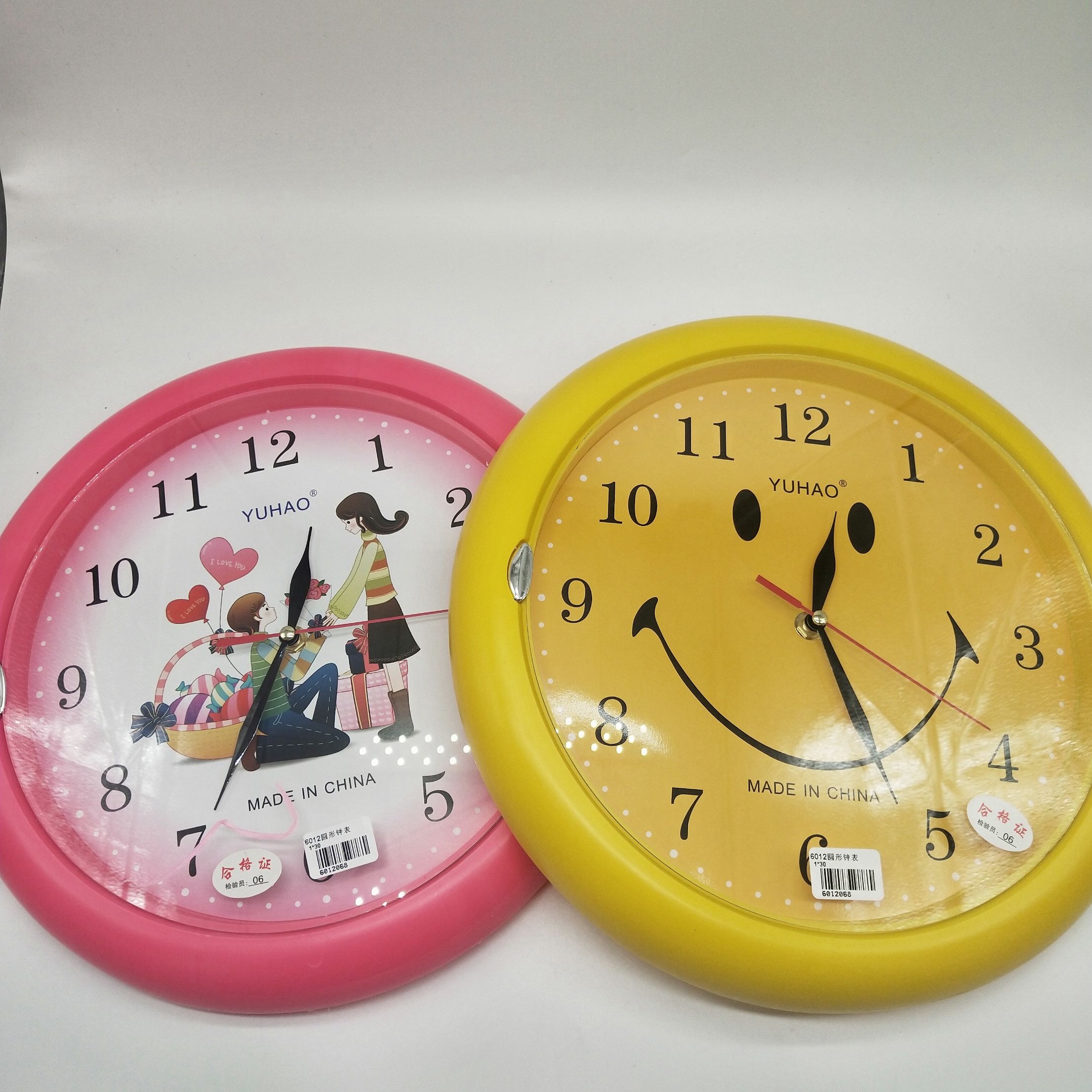 圆形走针钟表家用客厅挂式钟表6012圆形钟表家居专用详情图1