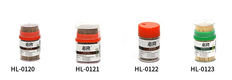 HUILONG一次性家用双头便携式竹牙签尖细酒店餐厅竹子水果量贩装详情图2