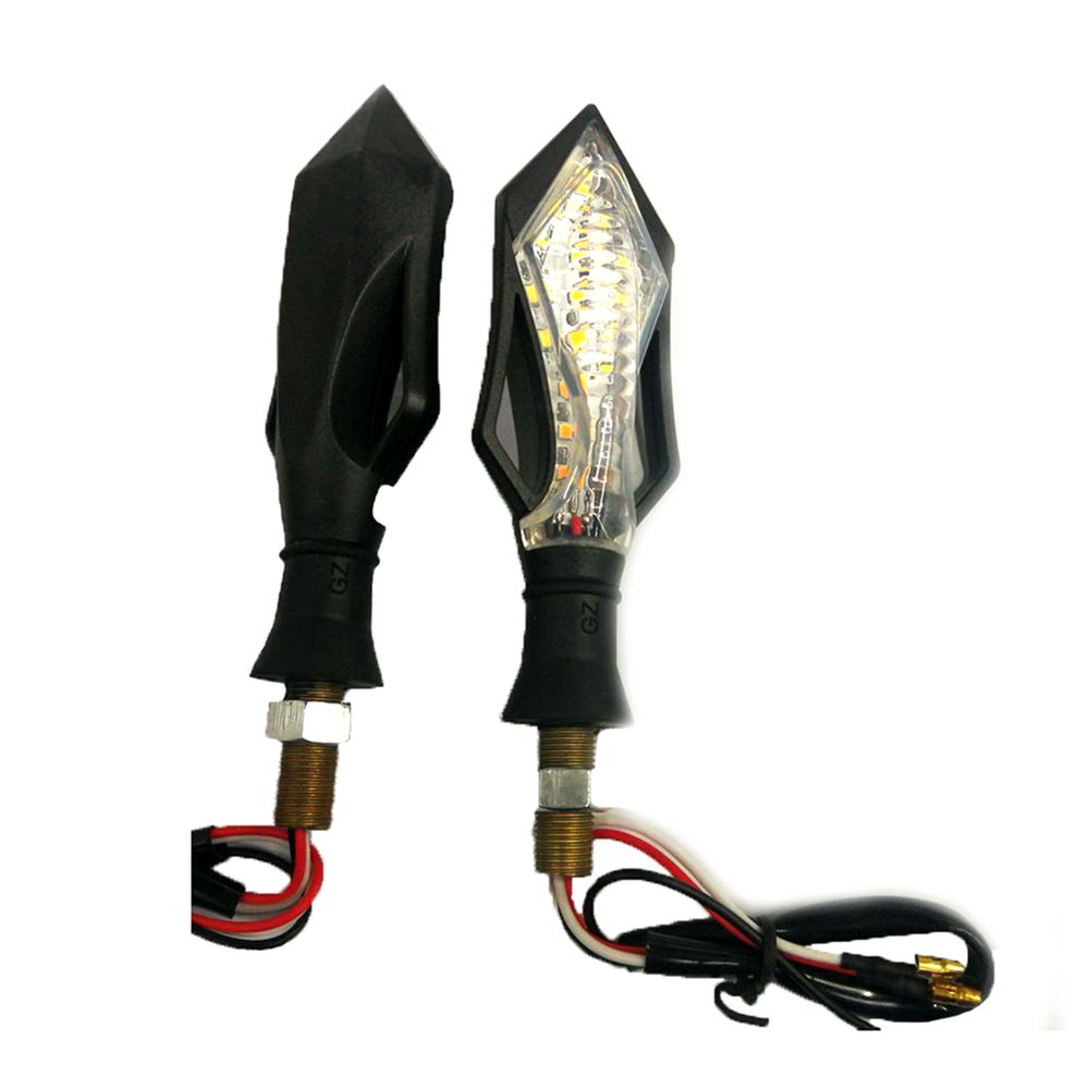 Motorcycle turn signal lights, motorcycle LED signal lights, waterproof flowing light running horse indicator lights, motorcycle modification accessories