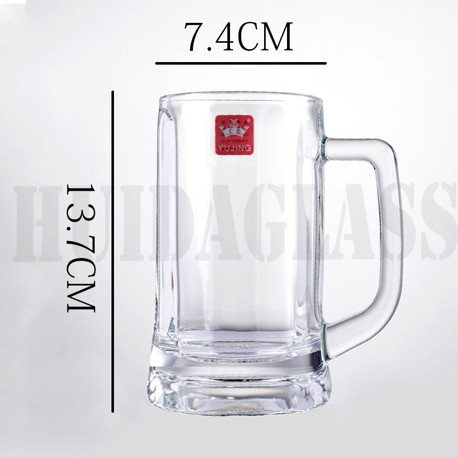 义乌好货惠达玻璃7.4*13.7CM高白玻璃啤酒杯详情6