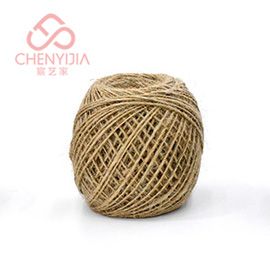 Manufacturers direct natural egg - shaped jute single - strand DIY