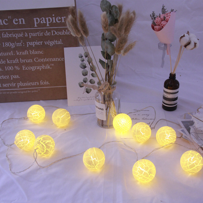 LED裂纹球灯串求婚生日宴会房间装饰拍照灯详情图4