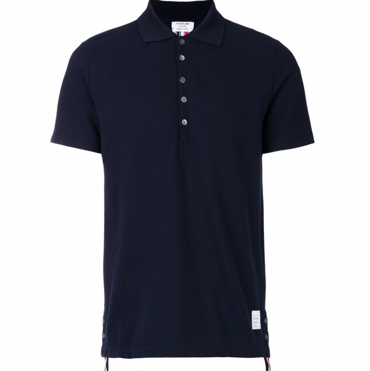 THOM BROWNE
海军蓝色后背条纹polo衫 
男士尺码：1 2 3 4 5码