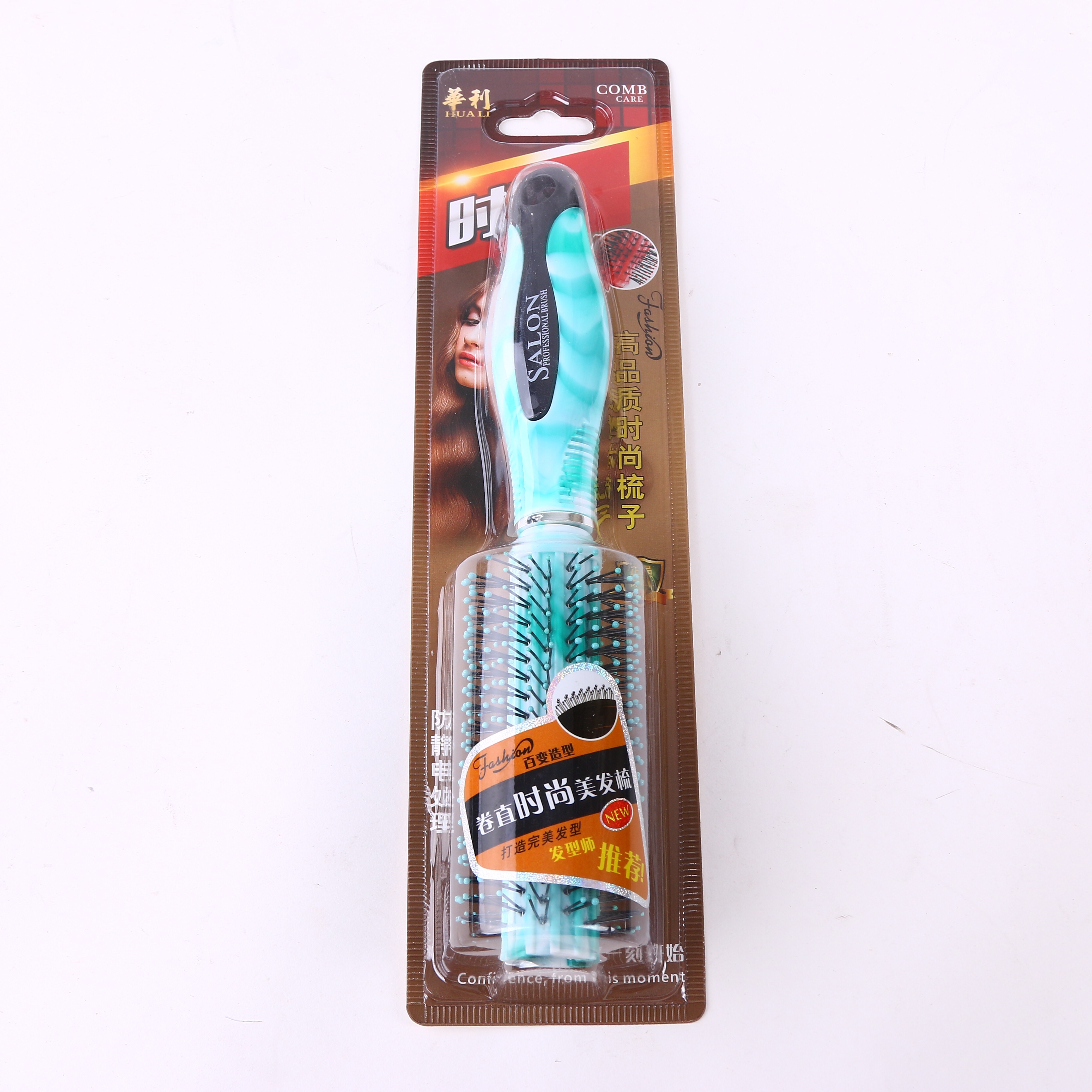 Green Roll Comb Massage Comb Hair Comb Hair Supplies details Picture