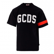 GCDS 黑色徽标印花T恤 男款 

尺码：S M L码