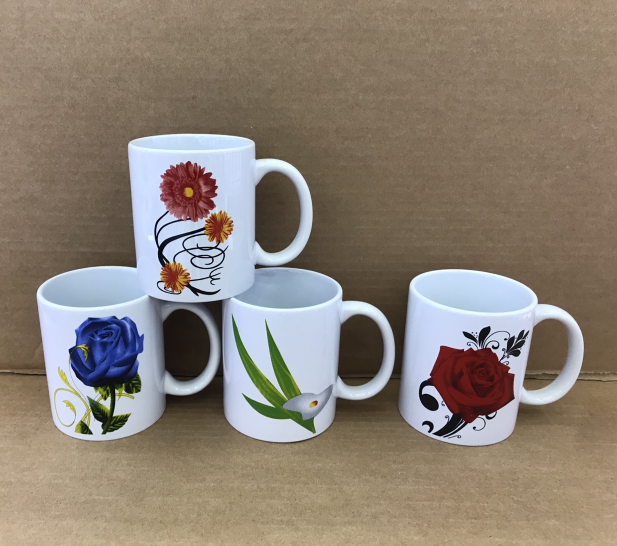 11oz taza de flores tostadas