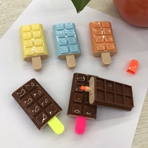Creative stationery with chocolate Popsicle ice cream fountain pen