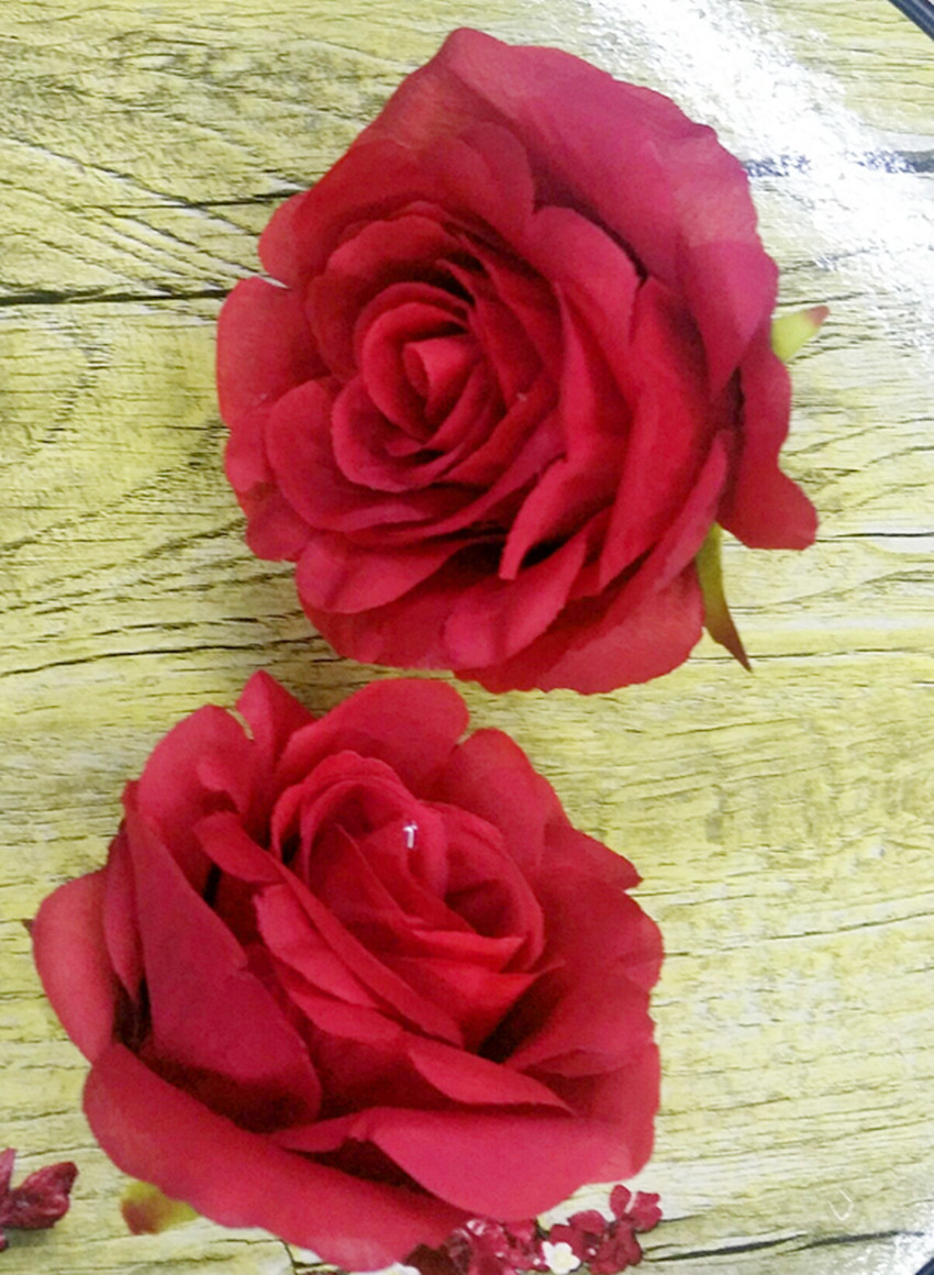 结婚仿真背景花墙 影楼拍摄玫瑰绣球 商场橱窗花仿真假花花头 仿真千层玫瑰花头假花绢花家居饰品摄影婚庆道具花球路引仿真花艺