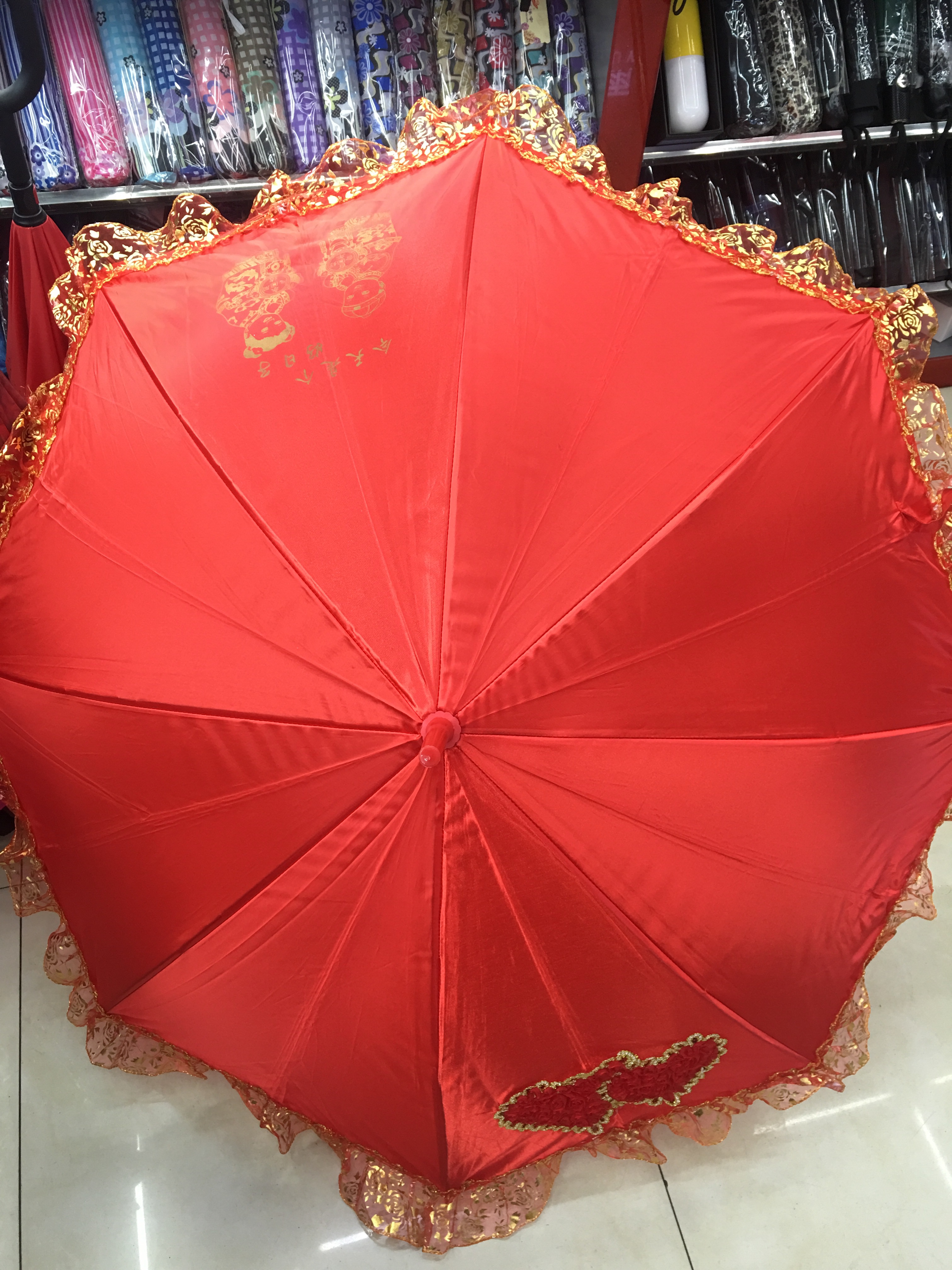 National trend 58 cm love ❤️ New Year umbrella Specification image