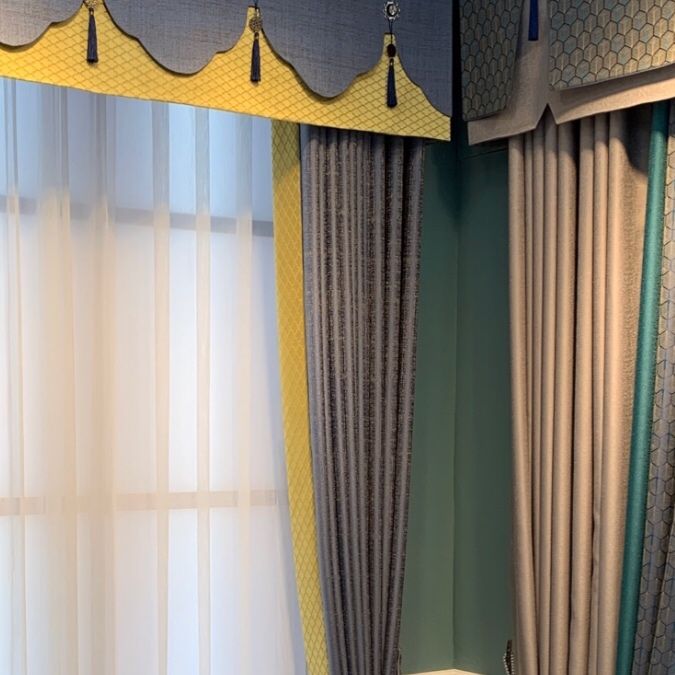 The charming new luxury curtains with a simple and modern style are suitable for living rooms and bedrooms detail image 3