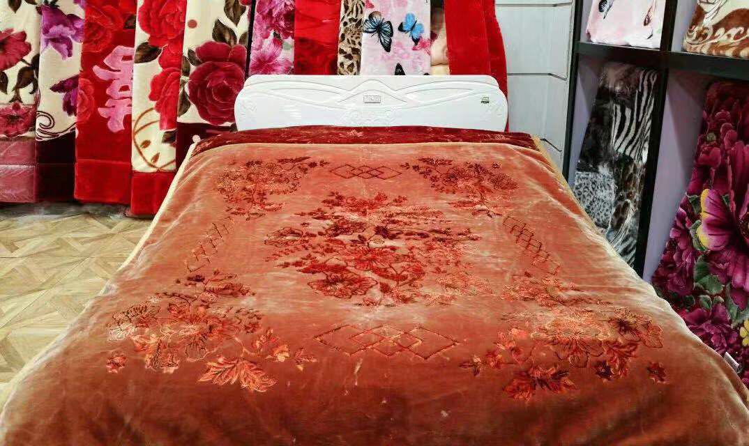 2022新款厂家直销爆款加厚双层拉舍尔毛毯5公斤毛毯婚庆大红毯子双面绒云毯一件代发图