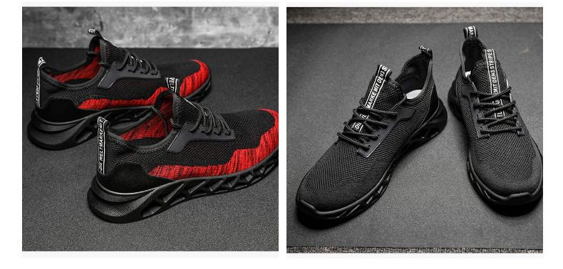 2020 Lightweight casual shoes, anti-slip, shock-absorbing, hollowed-out flying woven men's shoes, one-foot live-streaming sports shoes, best-selling running shoes detail image 6