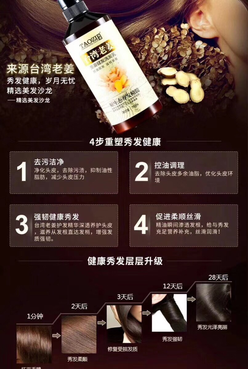 Ginger shampoo details Picture