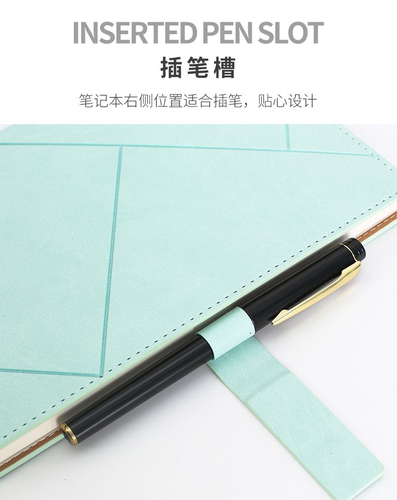 硬皮a5笔记本带扣定制logo商务办公记事学生简约文艺日记本子批发详情图7