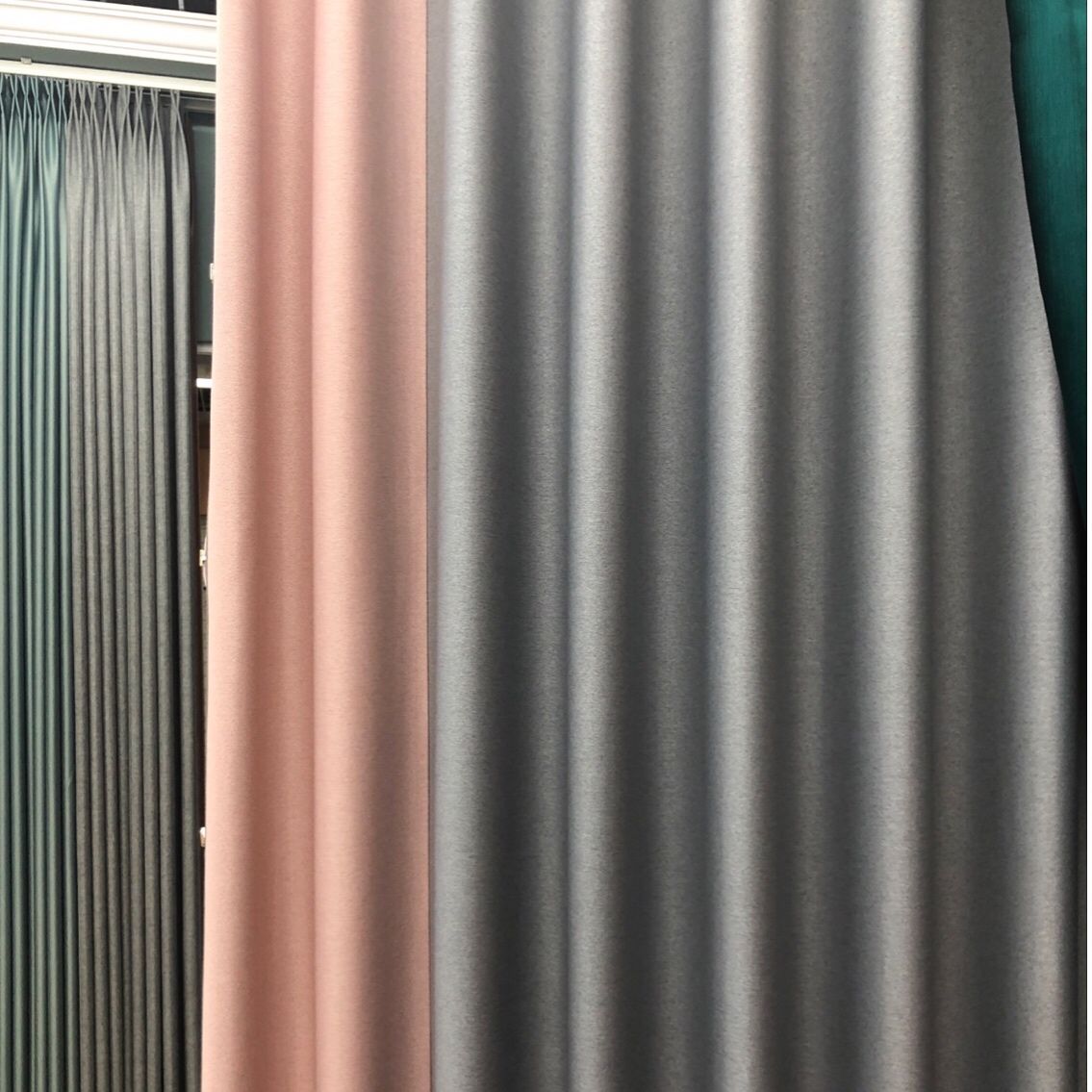 Linen curtains in a simple and modern style are suitable for living rooms and bedrooms detail image 3