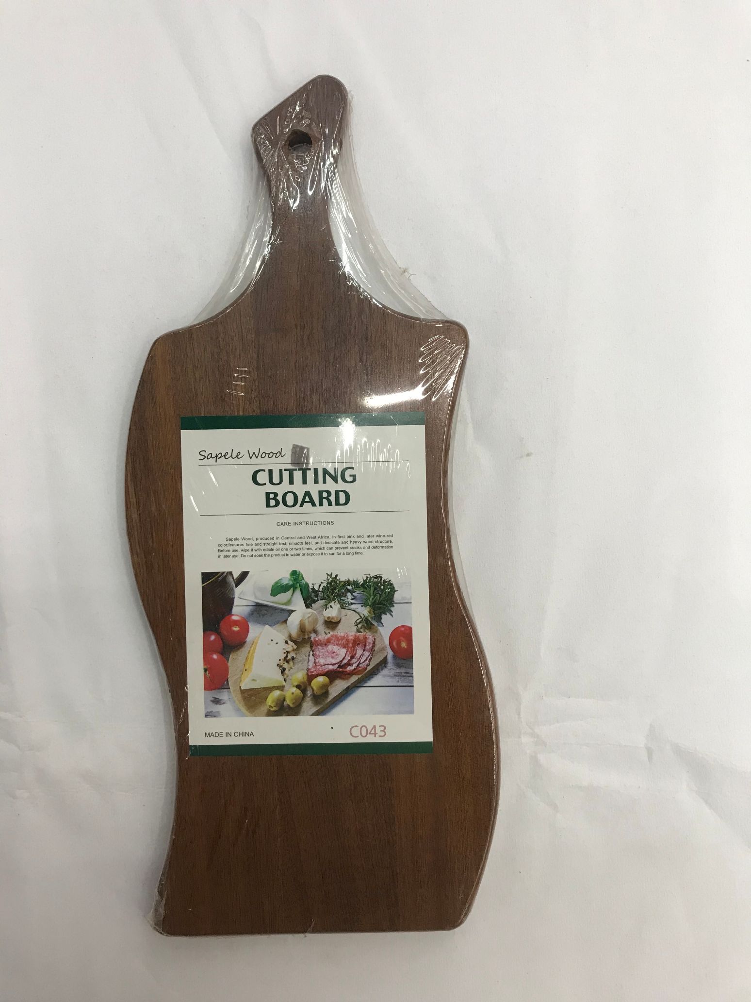 C043北波纹木质面包板托盘家用收纳置物下午茶盘餐盘砧板简约详情图1